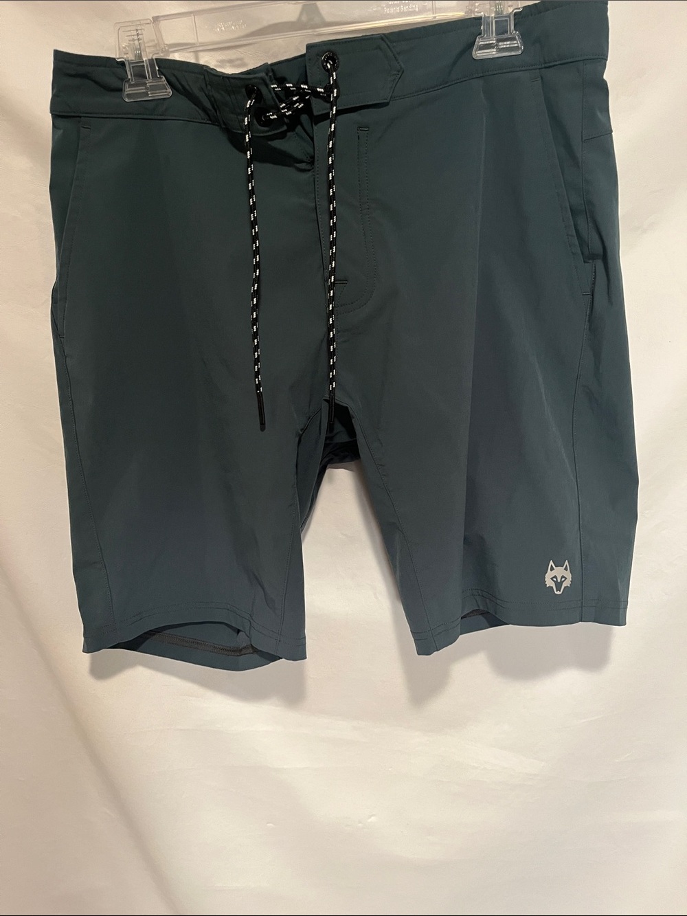 Greyson Men's Teal Board Shorts with Drawstring 34" Waist